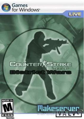 Counter-Strike Sourse v40 District Wars (2010) rus