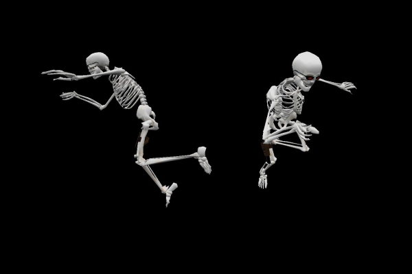 скелет T vs бендер CT